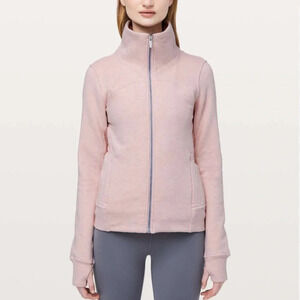 Lululemon Moving Meditation Jacket Heathered Mink Berry 6